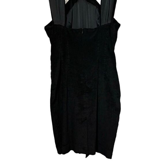 Adam lippes sleeveless corduroy mini dress black - Picture 9 of 13